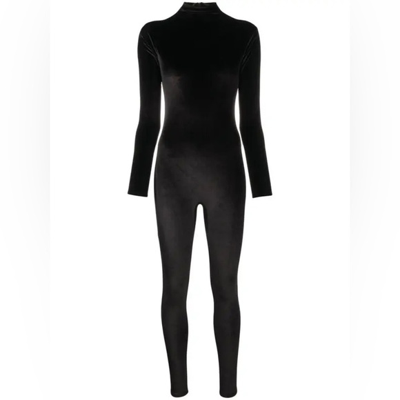 UNBRANDED / J Pants - J | Velour Jumpsuit (Black)